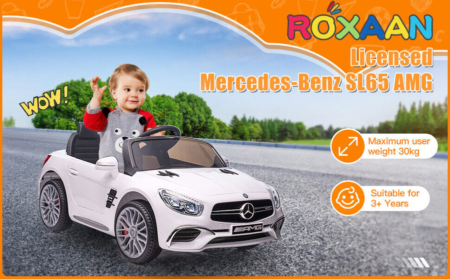 Benz AMG GLA45 乗用玩具 ホワイト Mercedes-Benz GLA45 Electric Ride-On Car for Kids - White