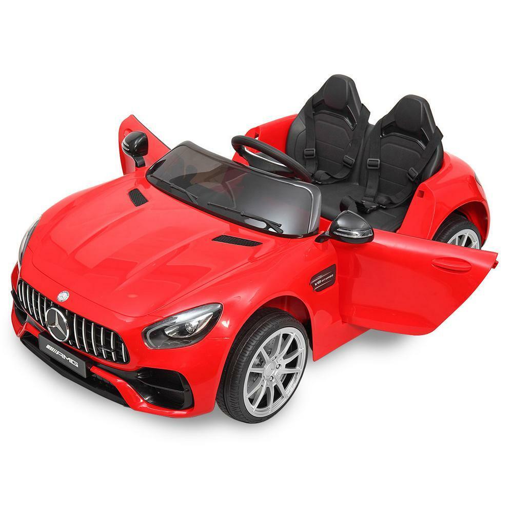 Mercedes Benz Licensed Electric Ride-On Car for Kids - Red