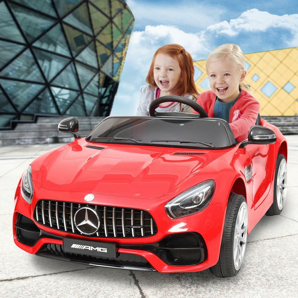 Mercedes Benz Licensed Electric Ride-On Car for Kids - Red