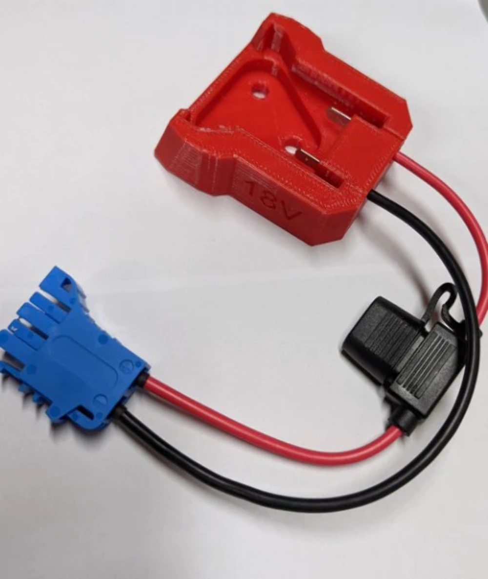 peg perego battery adapter Milwaukee M18 Peg Perego Upgrade Battery Adapter Docking Kit, Red
