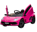 pink Lamborghini ride on car
