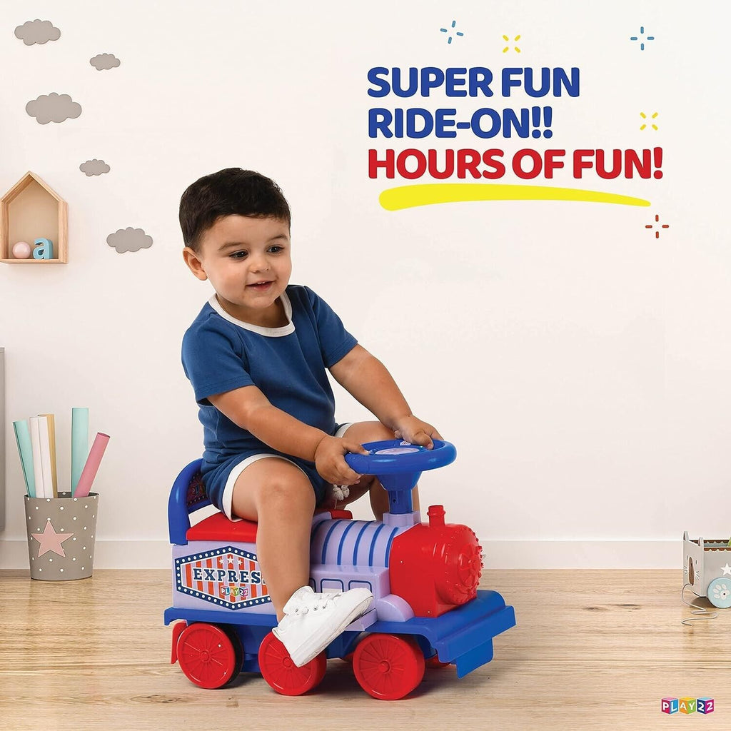 Interactive Train Ride Play22 Electric Ride On Train Set with Tracks - Interactive Toy Train