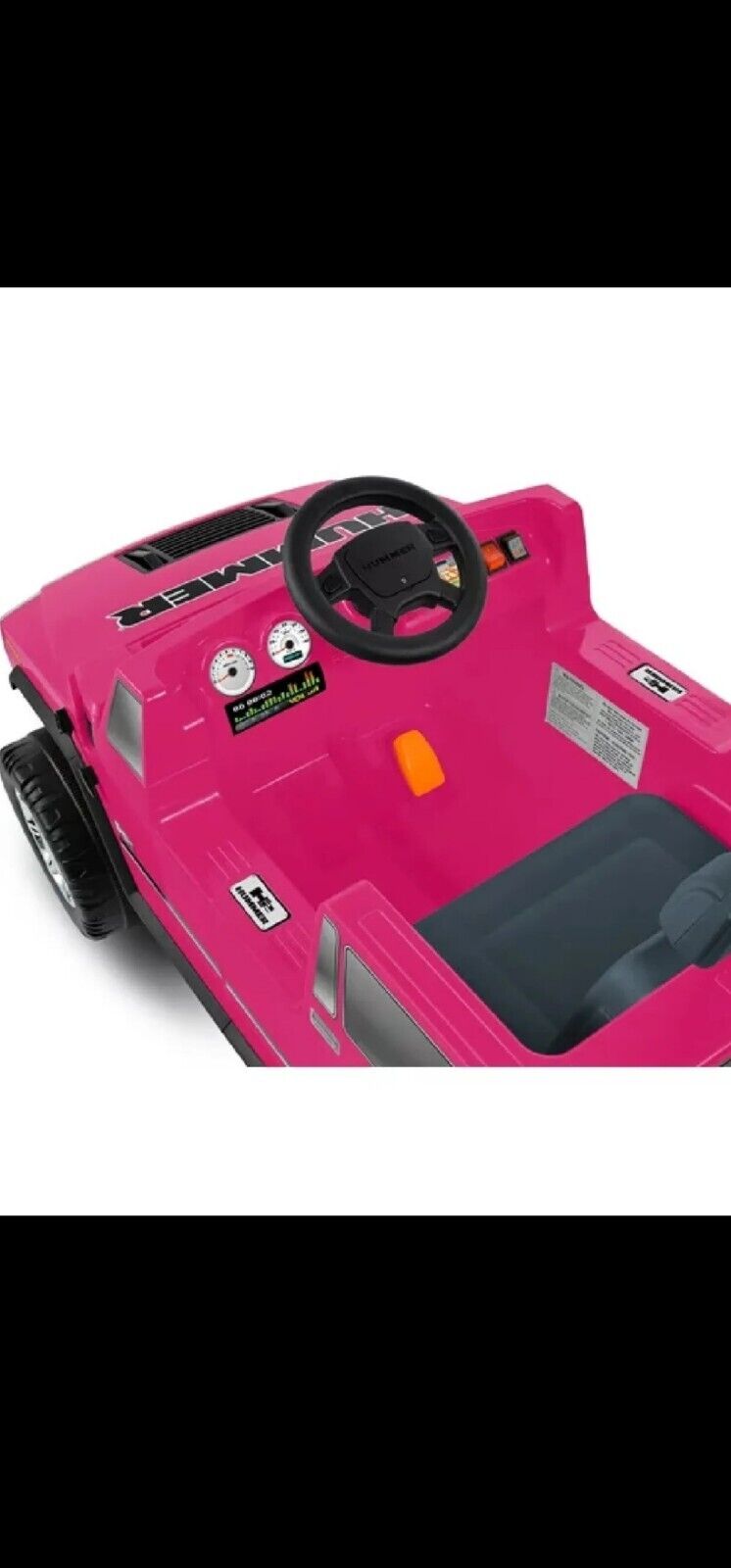 Hummer Ride On Power Wheels Hummer H2 6V Ride-On Car in Pink