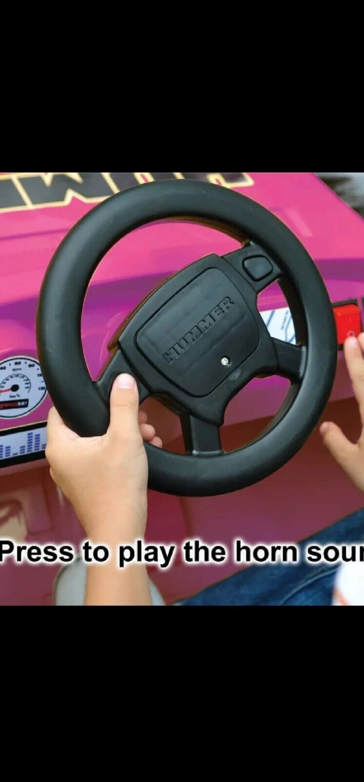 Power Wheels Hummer H2 6V RideOn Car in Pink