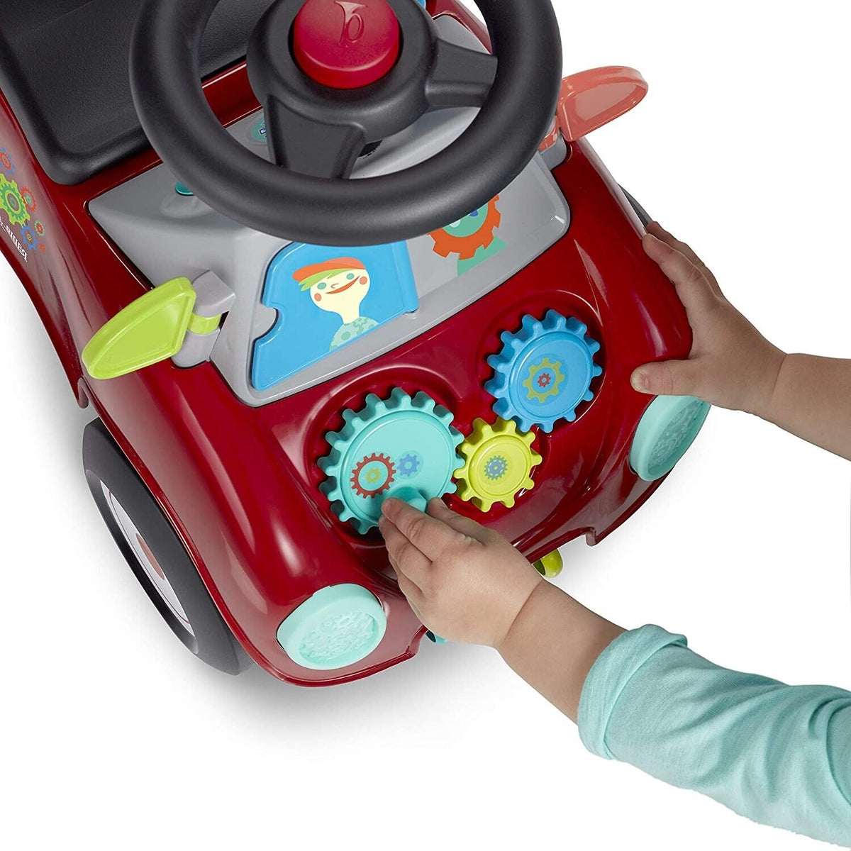 Push Car for Kids with Horn, Music, and Storage - Perfect for Boys and