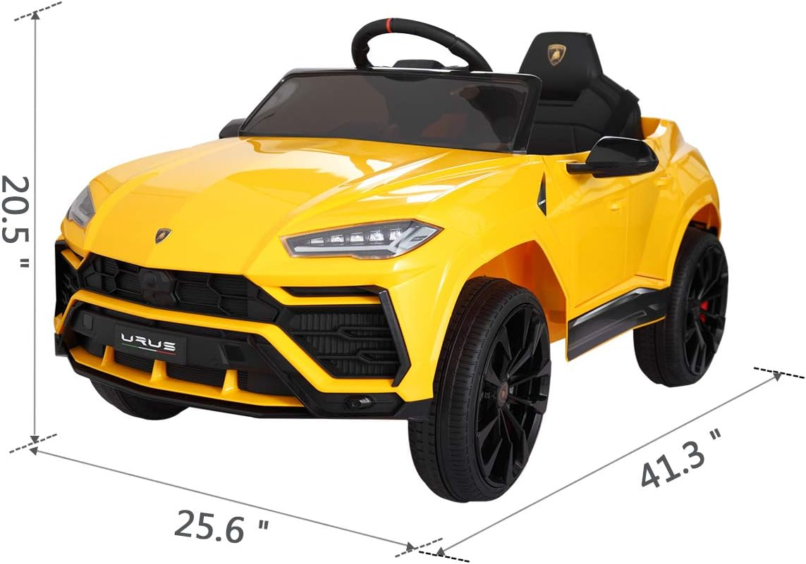 Rev Up the Fun with the 12V Licensed Lamborghini Urus Kids Ride-On Car