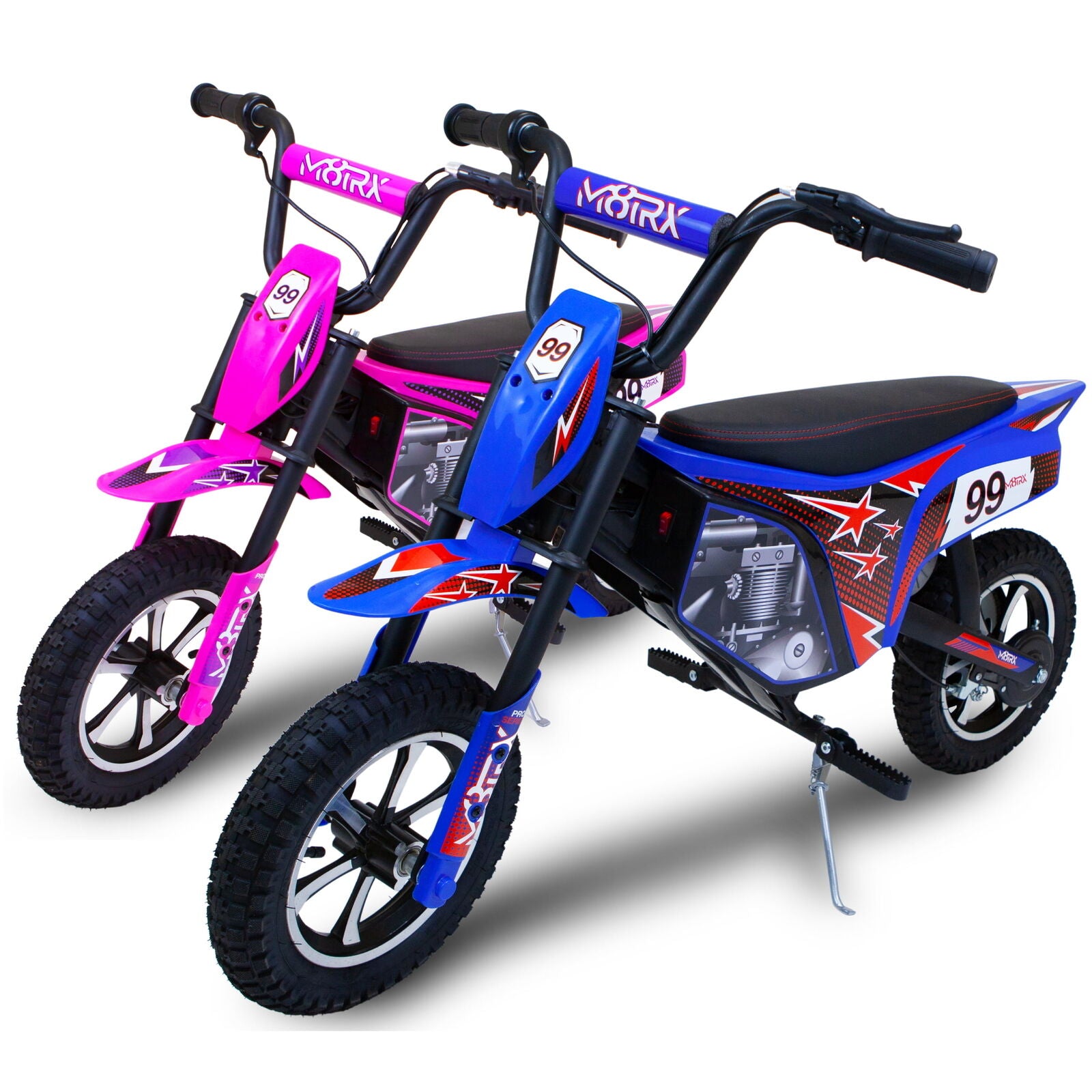 Rev Up the Fun with the M8TRIX Blue 24V Electric Dirt Bike for Kids an