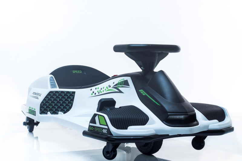 Inverted Ride Cart Rev Up Your Ride with the 24V Electric Drifting Go Kart - Variable Spe