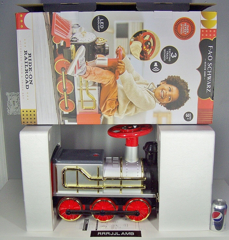 Ride the Rails with Fao Schwarz's Toddler Train Set Locomotive and T