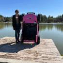 24V Clash Touchscreen TV Ride-On Mega Buggy Razor UTV Rubber Adjustable Side-by-Side