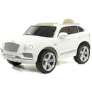 LICENSED BENTLEY BENTAYGA 12V CHILD'S RIDE-ON TOY SUV WITH EVA RUBBER WHEELS, TWIN MOTORS, AND REMOTE CONTROL ACCESS.