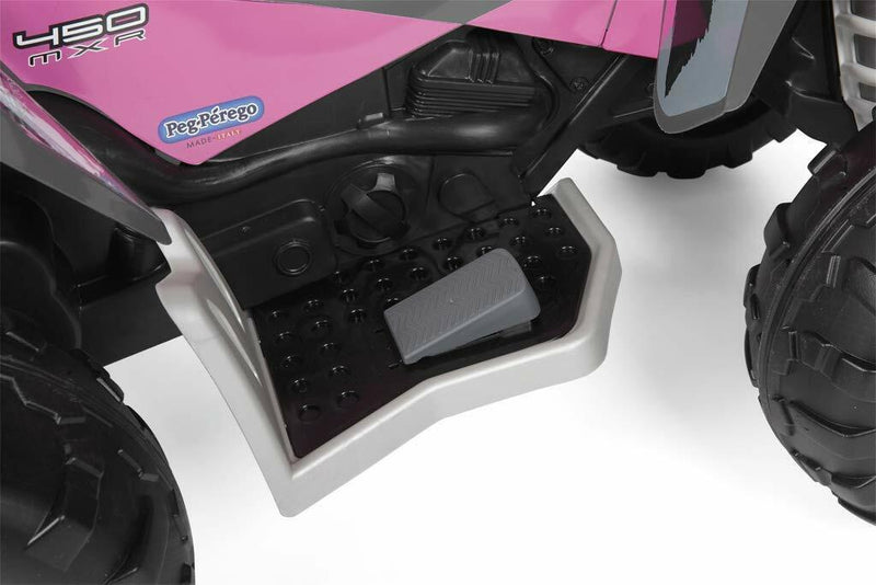 Peg Perego Polaris Kids' ATV Quad Car Motor Toy - Pink for Girls