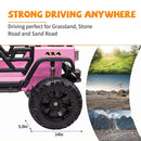 2-Seater Electric Ride-On Jeep with MP3 Player and LED Lights for Kids - Remote Control Included