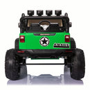 24V Battery-Powered Kids Ride On Truck with Trailer and RC Control - 3 Speeds, Camo Design