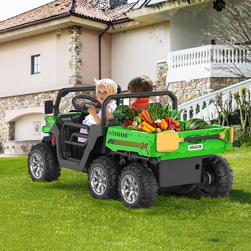 Electric UTV Toy for Children - Remote Control Ride-on Dump Truck