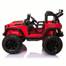 24V Battery-Powered Kids Ride On Truck with Trailer and RC Control - 3 Speeds, Camo Design