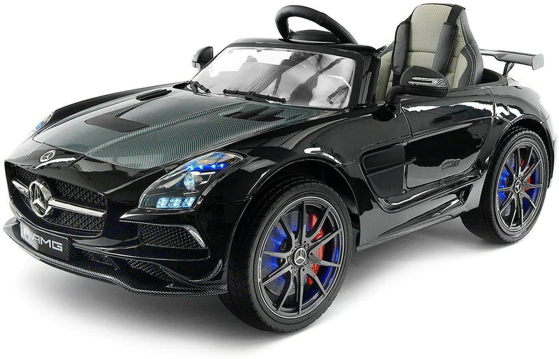 2023 Obsidian SLS AMG Mercedes Benz Car for Children 12V Electric Kids Ride-on Vehicle
