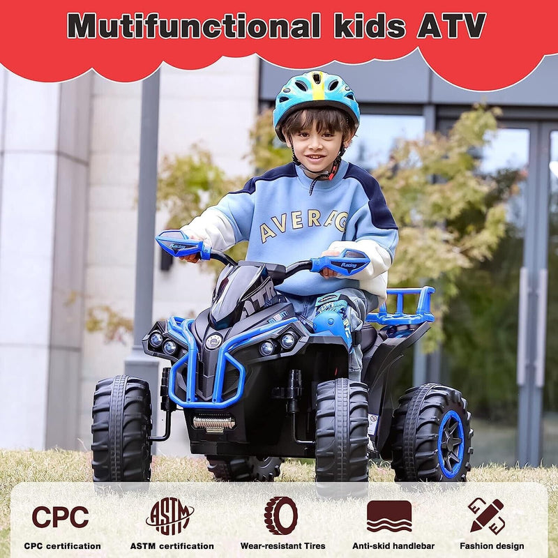 Electric Ride-On Quad Bike for Kids 3-7 Years Old - Perfect Gift for Children