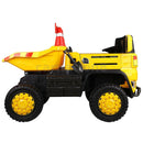 12V Four-wheel Drive Construction Truck 2.4G Remote Control/App Control Children's Electric Ride On Vehicle