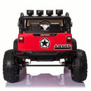 24V Battery-Powered Kids Ride On Truck with Trailer and RC Control - 3 Speeds, Camo Design