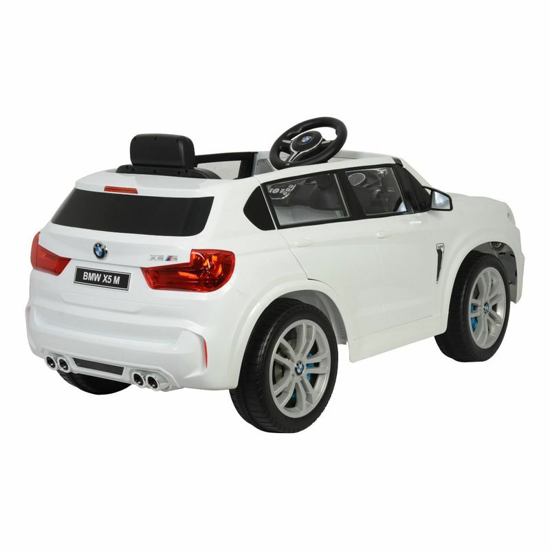 12V BMW X5M Electric SUV Ride-On Toy Car - White, Blue, or Red