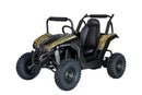 48V 1000W Black Kids Electric UTV - Single Seat Brushless Roll Cage - Three Speed Capability