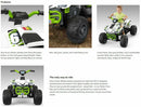 12V Power Wheels Kids Electric Ride-On Racing ATV Quad Bike
