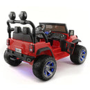 12V CHILDREN'S RIDE-ON JEEP TRUCK CAR, DUAL POWERFUL MOTORS, TWO SEAT CAPACITY, HIGH-GRIP TYRES, LED LIGHTS & REMOTE CONTROL