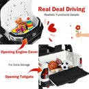 2-Seater 4WD Toyota Hilux Ride On Truck with Remote Control - Licensed, 12V, White