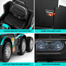 12V10AH Battery Powered Ride-On Truck with Swing Trailer and MP3 Player - 6 Wheels RC Toy for Kids