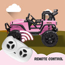 2-Seater Electric Ride-On Jeep with MP3 Player and LED Lights for Kids - Remote Control Included