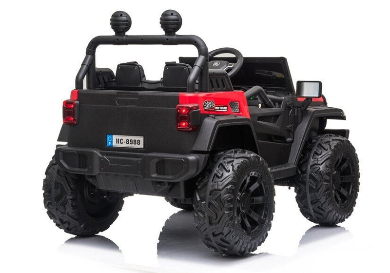 12V Children's Ride-On Jeep with Rubber Tires, 4WD, and Wireless Control