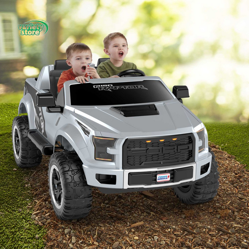 Power Wheels Ford F150 Raptor Electric-Powered Ride-On Truck with Sound Effects