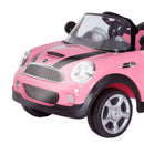 Rev Up the Fun with the Pink 6V Mini Cooper Ride-On