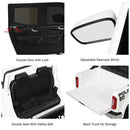 Police Car Ride-On Toy for Kids - 2 Seater Licensed Mercedes Benz X Class RC Trunk