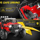 400W 2-Seater Electric Ride-On Jeep for Kids with LED Lights and Remote Control