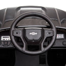 Black Chevy Silverado 4x4 Trail Boss Monster Truck Ride-On with Big Wheels