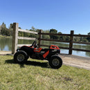 24V Touchscreen Clash Ride-On Mega Buggy - UTV Adventure Vehicle for Two - Razor UTV Inspired - Off-Road All-Terrain Fun Machine - Can-Am Style