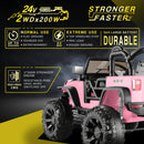 Electric 2 Seater Kids Ride On Truck with Remote Control and Powerful 200W Motors - 3 Speed Options and Long-Lasting Battery