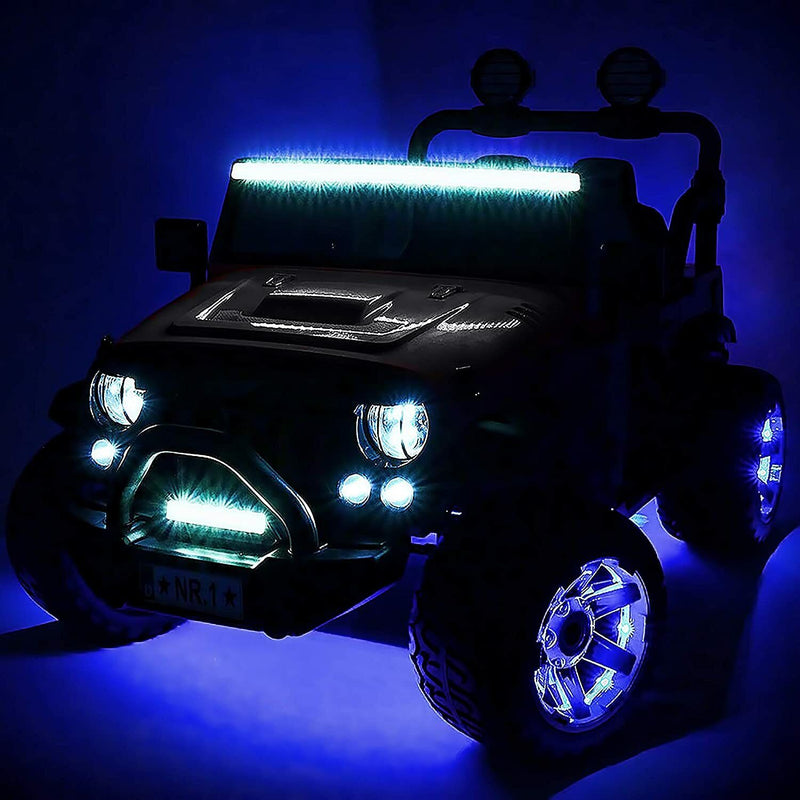 12V CHILD'S Girls RIDE ON TRUCK SUV JEEP 2 High-Powered Engines W/ Remote Control- Pink