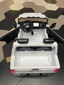 24V Interactive TV GMC Ride On Electric Toy 4x4 with Leather Seating and Advanced Rubber EVA Tires - Remote Control