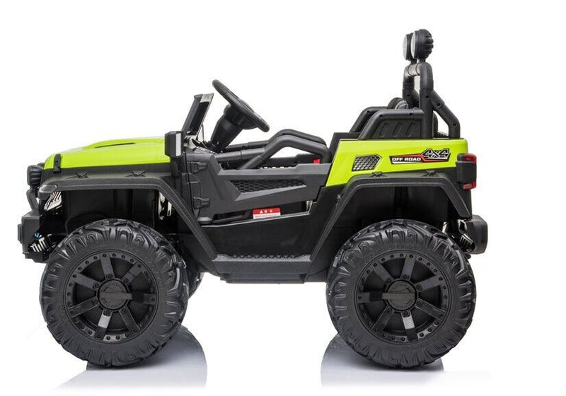 12V Children's Ride-On Jeep with Rubber Tires, 4WD, and Wireless Control