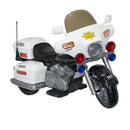 Children's Police Motorcycle Ride-On Toy Vehicle - Electric Motorbike for Boys and Girls 12V