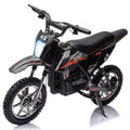 Electric Dirt Bike for Kids with LED Lamp and Brushed Motor - 36V Ride On Motorcycle