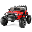 400W 2-Seater Electric Ride-On Jeep for Kids with LED Lights and Remote Control