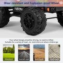 Kimbosmart Electric 24V All-Terrain Children's Ride-On Truck with MP3 Player, LED Lights, and Remote Control