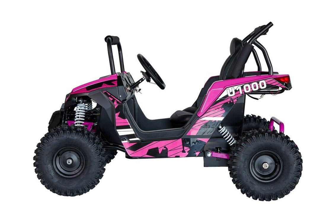 Pink 48V 1000W UTV Children's Electric Three Speed Single Seat Brushle Pink 48V 1000W UTV Children's Electric Three Speed Single Seat Brushle