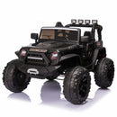 12V/24V Kids Ride-On Truck Car Jeep with LED Lights & Remote Control - 2 Sizes Available