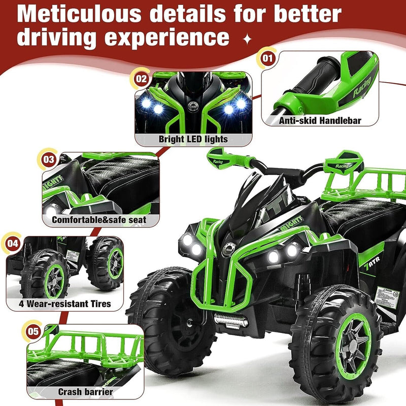 Electric Ride-On Quad ATV for Kids 3-7 Years Old - Perfect Gifts for Children