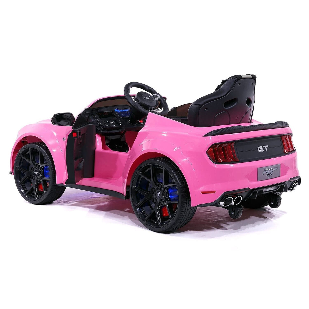 24V KIDS GIRLS RIDE ON FORD MUSTANG GT DELUXE EDITION VEHICLE, DUAL HI